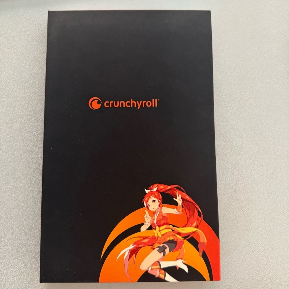 NEW⛱️Crunchyroll - Black Hardcover Anime Notebook - 5x8
